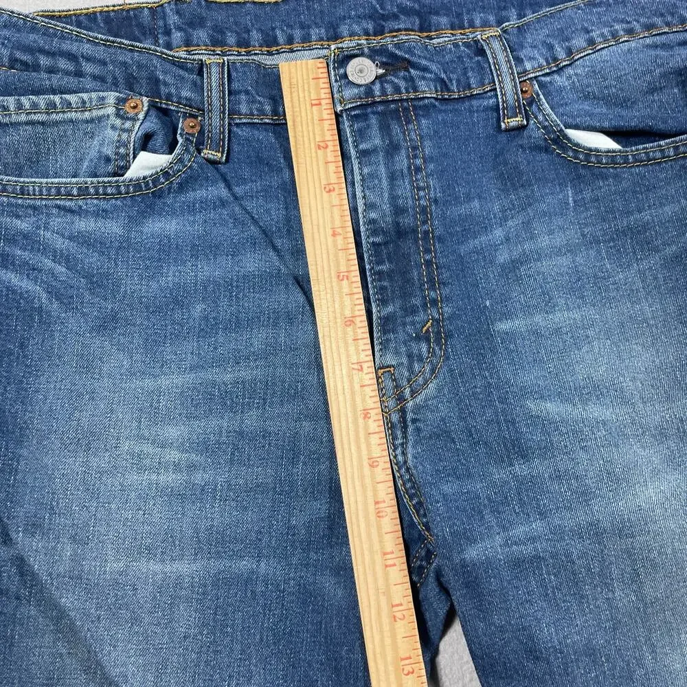 Levi's Mens 511 Straight Leg Stretch Jeans 36x28 Medium Blue Denim (38x30 tag)‎